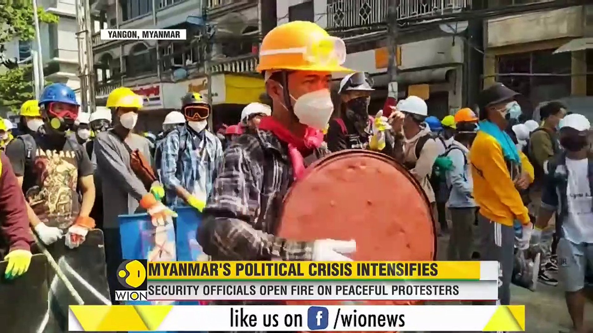 Myanmar military uses force as dissent grows _ Military Junta _ Latest English News _ World News