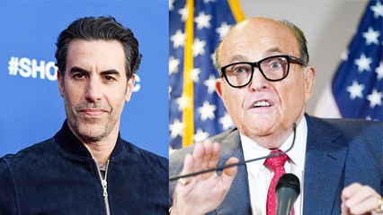 Sacha Baron Cohen Mock Rudy Giuliani In His Golden Globes Acceptance Speech