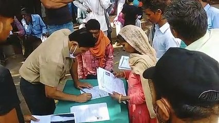 दिव्यांगजन शिविर में 203 दिव्यांगों के प्रमाण पत्र बनाए गए