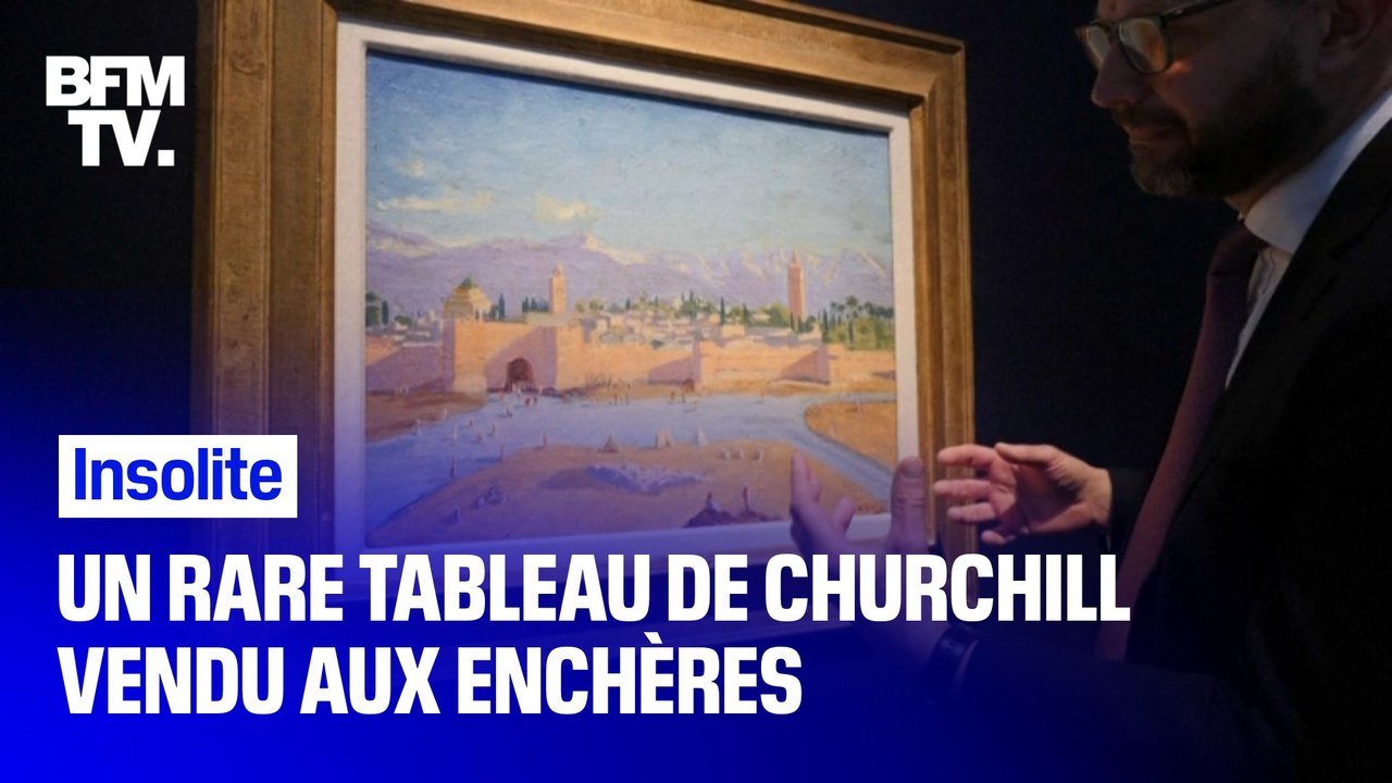 Un rare tableau de Winston Churchill vendu aux enchères