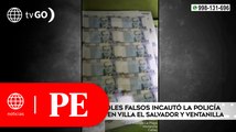 Policía encontró 30 millones de soles falsos en vivienda | Primera Edición