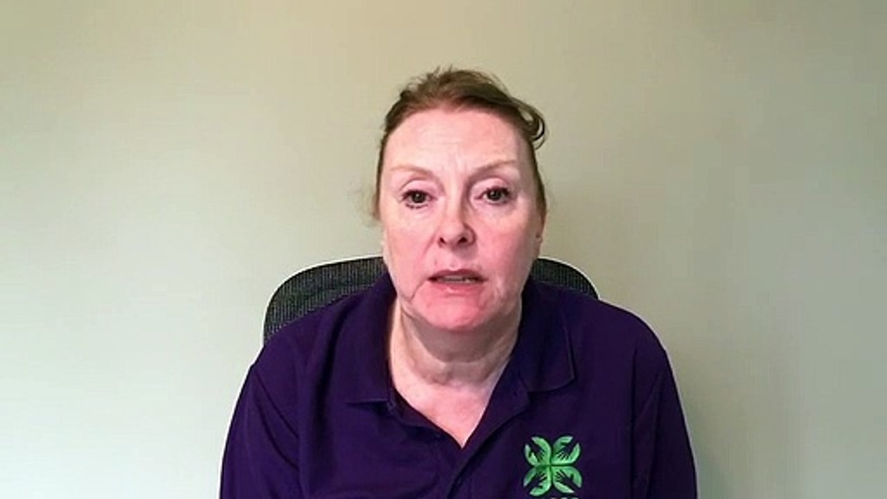 Sharon Saunders from SCCCC sends message to would-be volunteers wanting to join telephone befriending programme