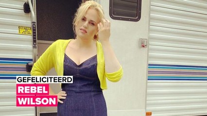 Van harte gefeliciteerd Rebel Wilson!