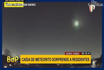 Reino Unido: caída de meteorito sorprendió a miles de personas