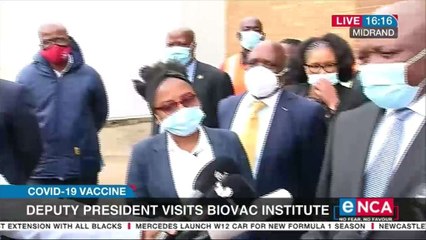 Deputy President visits biovac institute