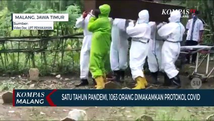 Setahun Pandemi, 1063 Orang Dimakamkan Dengan Protokol Covid