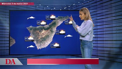 El tiempo en Canarias para este miércoles 3 de marzo de 2021
