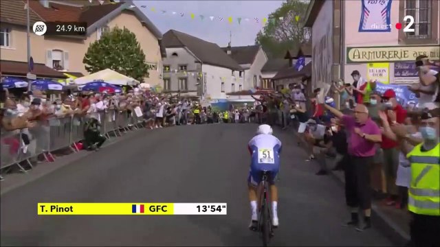 TdF 2020, Etape 20 - Lure - La Planche-des-Belles Filles (36,2 km clm), à partir de Pinot