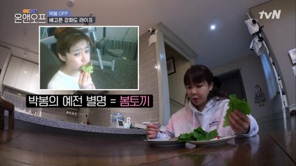 과거 2NE1 리얼리티 다시 보는 것 같은 박봄의 상추 먹방!