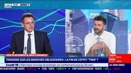 François Monnier (Investir) : Tensions sur les marchés obligataires, la fin de l'effet "Tina" ? - 02/03