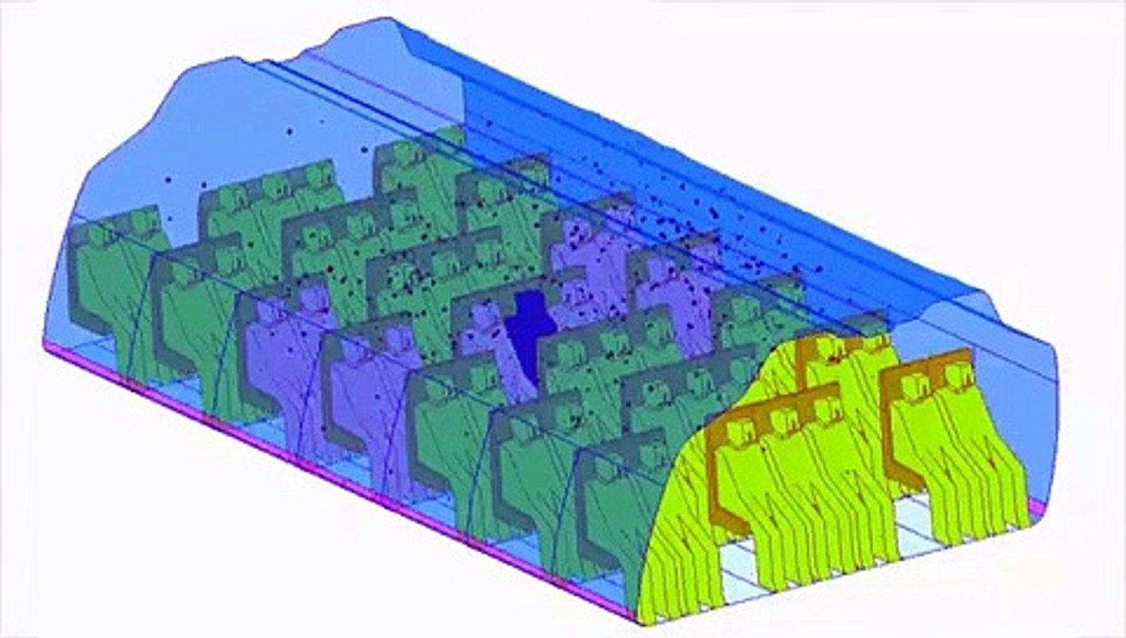 Imagens mostram como a tosse espalha infeções num avião