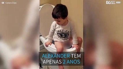 Menino tenta poupar a mãe de situação fedorenta...
