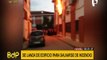 España: mujer se lanza de tercer piso de edificio para salvarse de incendio
