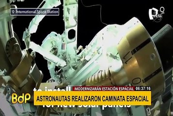 下载视频: NASA: dos astronautas realizan caminata en la Estación Espacial Internacional