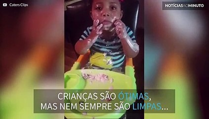 Hora da lambança: quando a criatividade das crianças passa dos limites