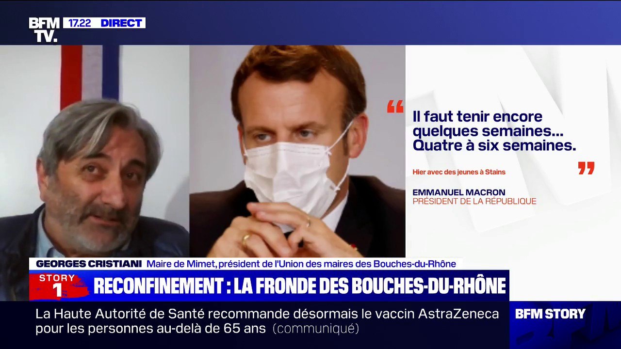 Covid-19: pour le président de l'Union des maires des Bouches-du-Rhône, "puisqu'on renforce la surveillance, il faut renforcer la vaccination"