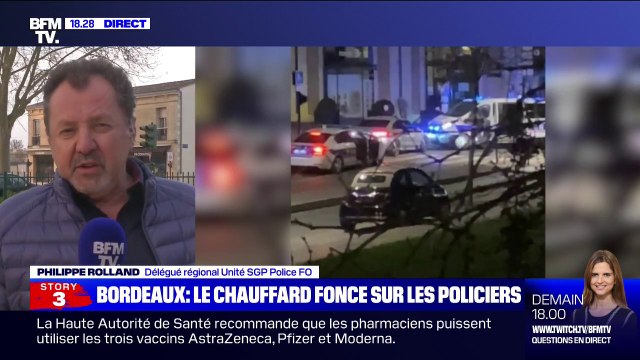 Philippe Rolland (Unité SGP Police FO) sur la course-poursuite à Bordeaux: Nos collègues n'ont pas eu d'autre choix que de faire usage de leur arme