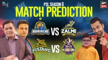 PSL 6: Match Prediction | KK vs PZ and MS vs QG | 3rd MARCH 2021