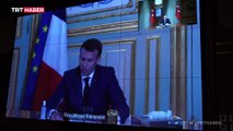 Cumhurbaşkanı Erdoğan, Fransa Cumhurbaşkanı Macron ile görüştü