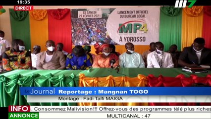 JT BAMBARA 19H30 DU 02 MARS 2021