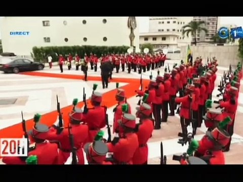 RTG/ Cérémonie de présentation de lettres de créances de 3 nouveaux ambassadeurs accrédités au Gabon