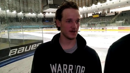 Schwinger u Haeussle nach dem Sieg gegen Innsbruck