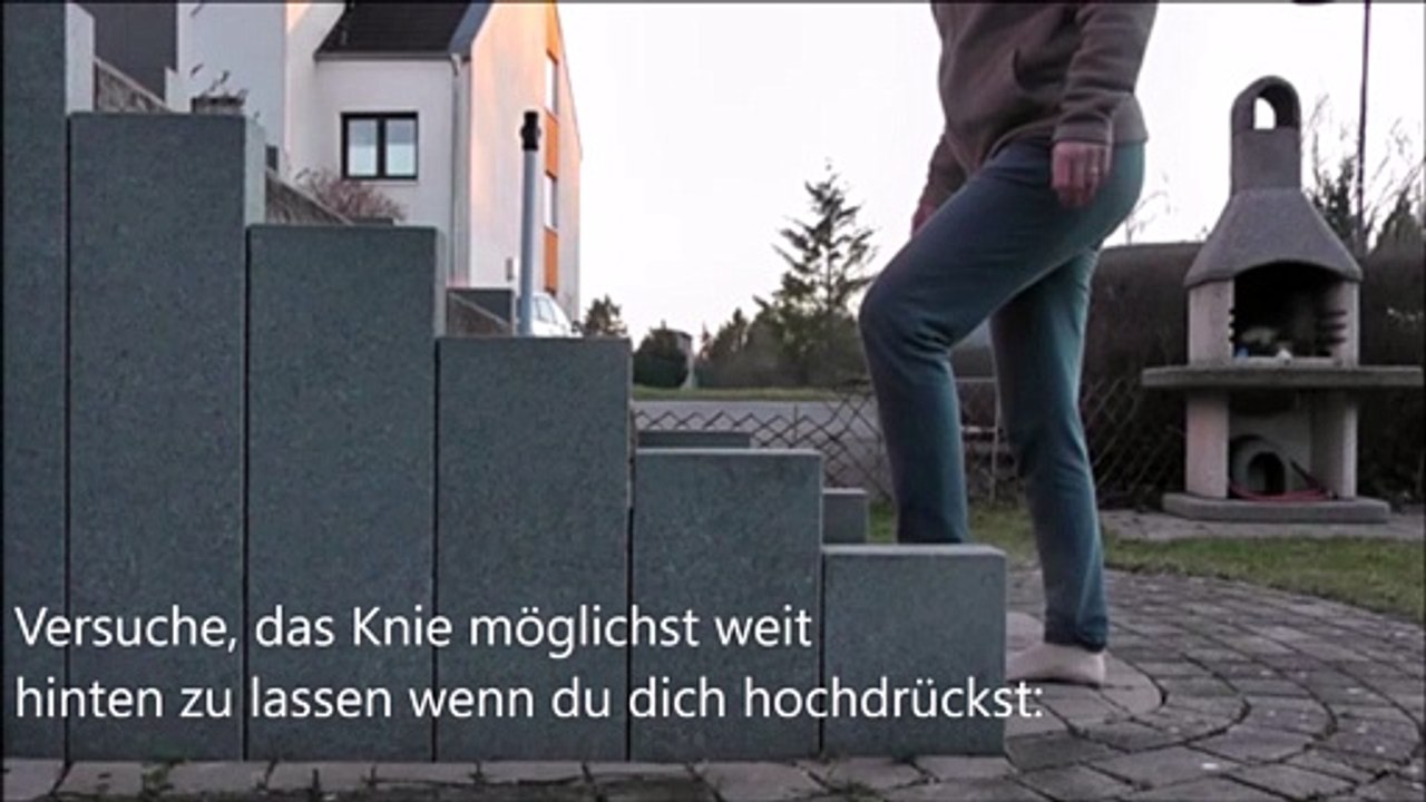 Treppen steigen mal anders