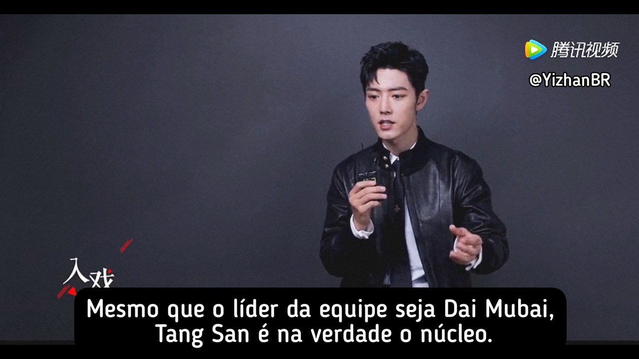 [PT SUB] Xiao Zhan | Trechos da entrevista do jogo de interpretação de Tencent com Tang San