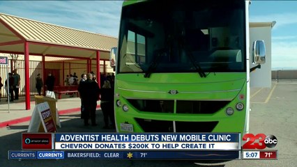 Adventist Health debuts new mobile clinic, Chevron donates $200K to help create it