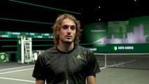 Tsitsipas looks back on a tough hit-out in Rotterdam