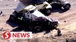 Truck slams SUV near US-Mexico border, at least 13 dead