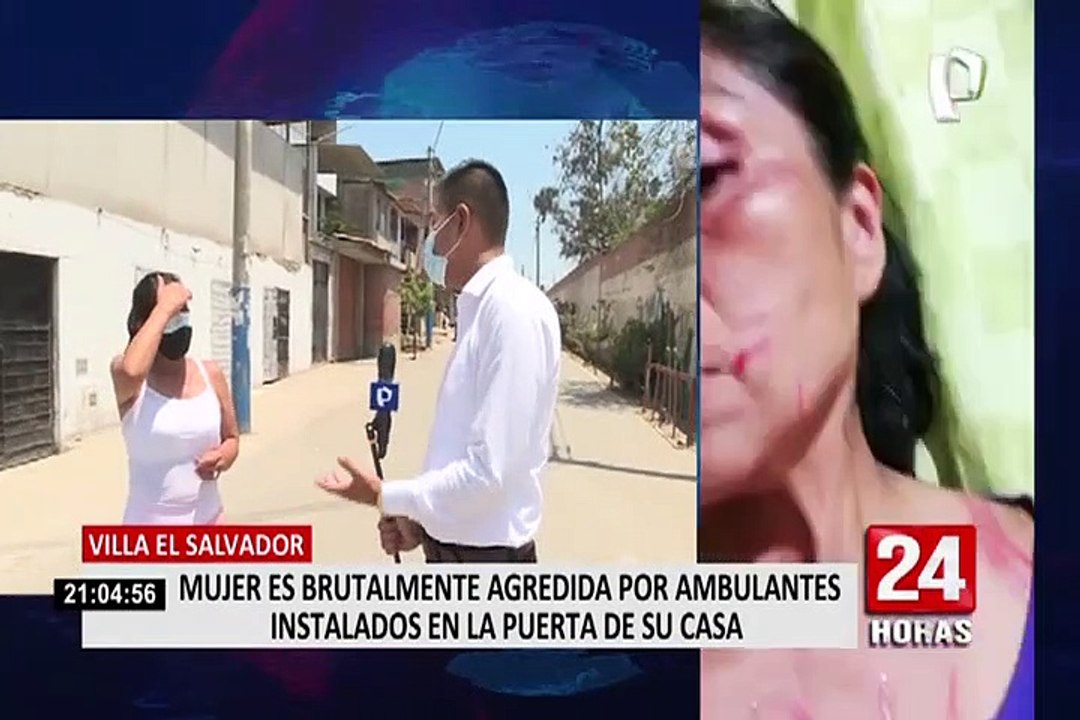 VES: mujer denuncia a ambulantes de agredirla tras pedirles que se retiren del frontis de su casa