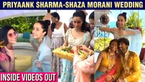 Shraddha Kapoor STUNS At Her Cousin Priyaank Sharma And Shaza Morani Wedding | Inside Videos OUT