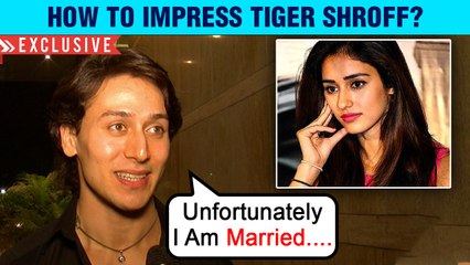 Tiger Shroff Reveals HE IS MARRIED, But Not To Disha Patani | EXCLUSIVE INTERVEW