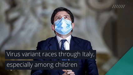 Virus variant races through Italy, especially among children, and other top stories in health from March 03, 2021.