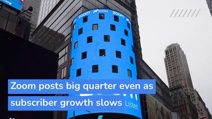 Zoom posts big quarter even as subscriber growth slows, and other top stories in technology from March 03, 2021.