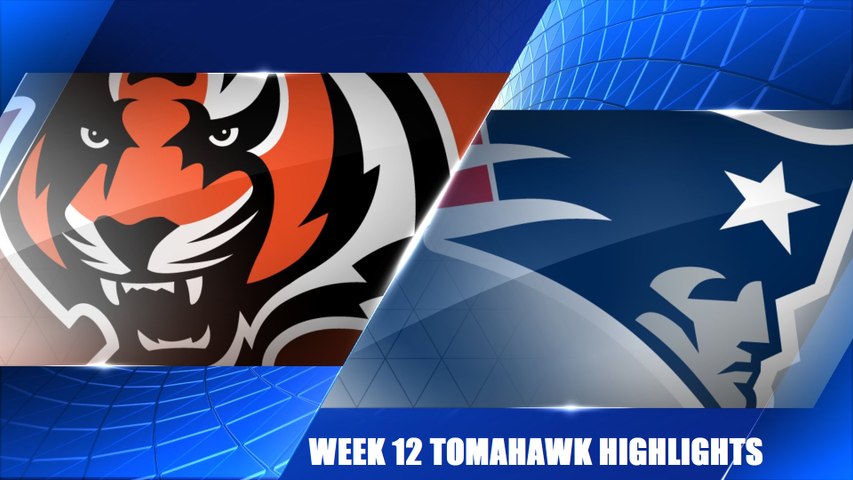 Bengals vs Patriots Week 12 Tomahawk Highlights