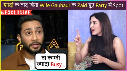 Zaid Darbar Spotted Without Wife Gauhaur At Shaadi Honewali Hai Song Launch Party