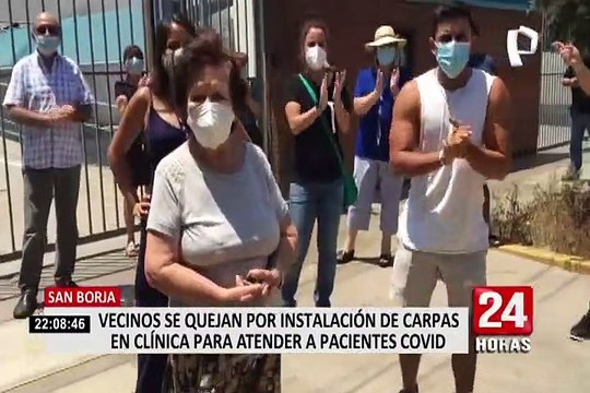 San Borja: vecinos denuncian instalación de camas de pacientes COVID-19 cerca a sus viviendas