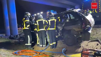 Muere un hombre en un accidente de tráfico en Madrid