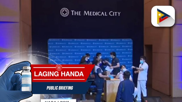 Laging Handa | Ceremonial vaccination, isinasagawa sa mga pribadong ospital bilang hudyat ng kanilang COVID-19 vaccine rollout