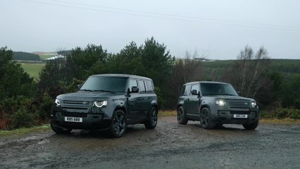 New Land Rover Defender V8 Driving Video