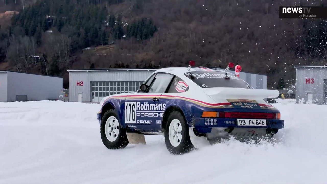 The Porsche 911 Carrera 3.2 4x4 Paris-Dakar (953) and Walter Röhrl - Fire and ice