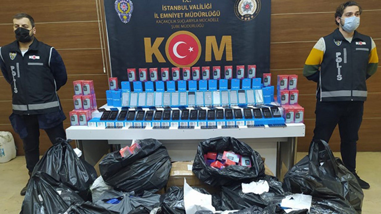 4 bin 224 adet kaçak cep telefonu ele geçirildi