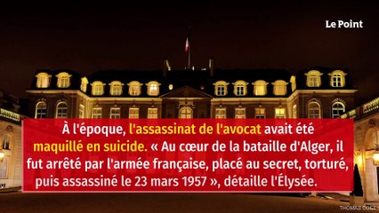 Guerre d’Algérie : Macron reconnaît l’assassinat d’Ali Boumendjel