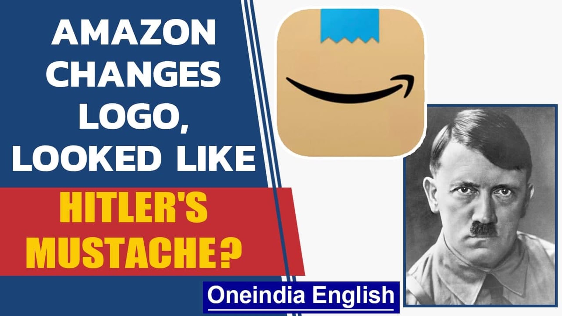 Amazon Tweaks Logo That Looked Like Hitler S Mustache But What Is The New Logo Oneindia News Video Dailymotion