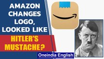 Amazon tweaks logo that looked like Hitler's mustache, but what is the new logo? | Oneindia News