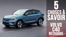 C40 Recharge, 5 choses à savoir sur le 2ème SUV 100% électrique de Volvo