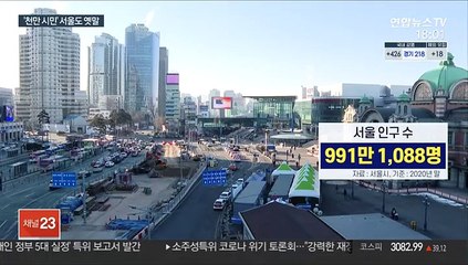 서울 인구, 32년 만에 1천만명선 무너져