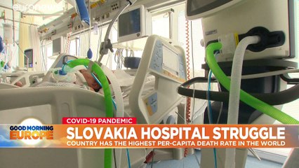 Slovakia's frontline staff under strain as country records world's highest COVID-related death rate